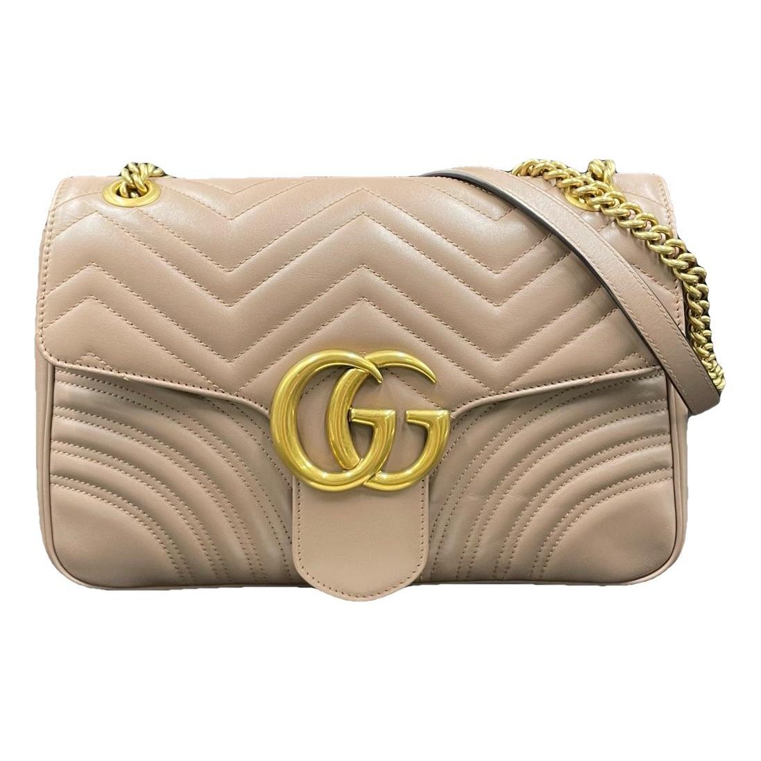 GG Marmont Flap leather handbag