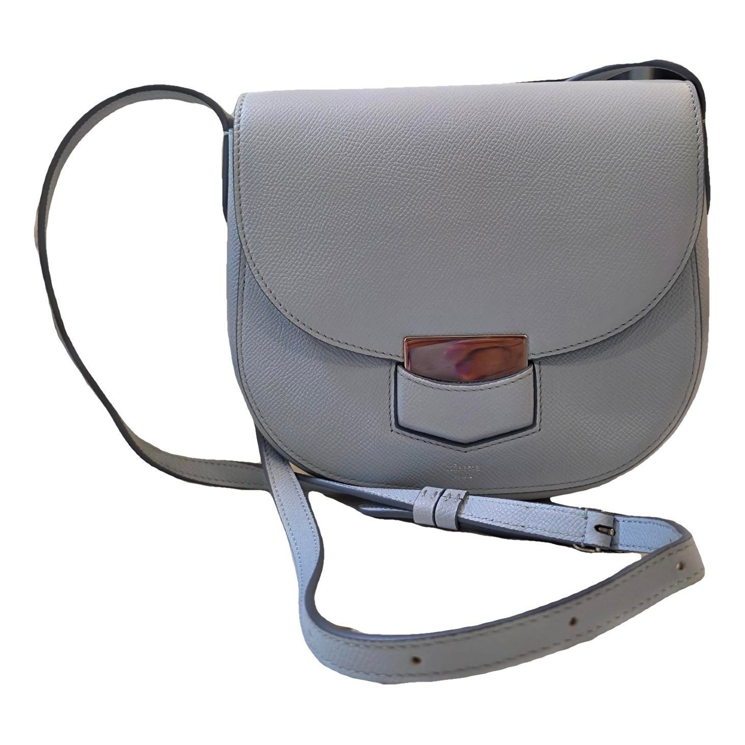 Trotteur leather crossbody bag