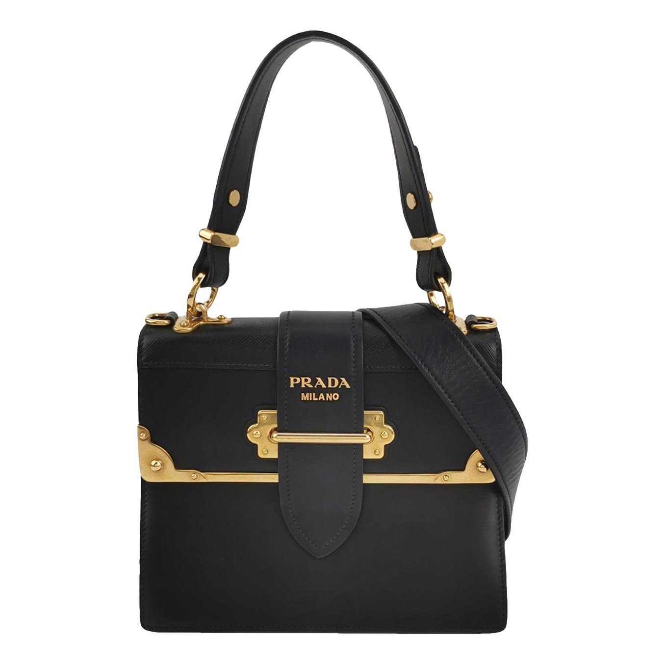 Cahier leather handbag