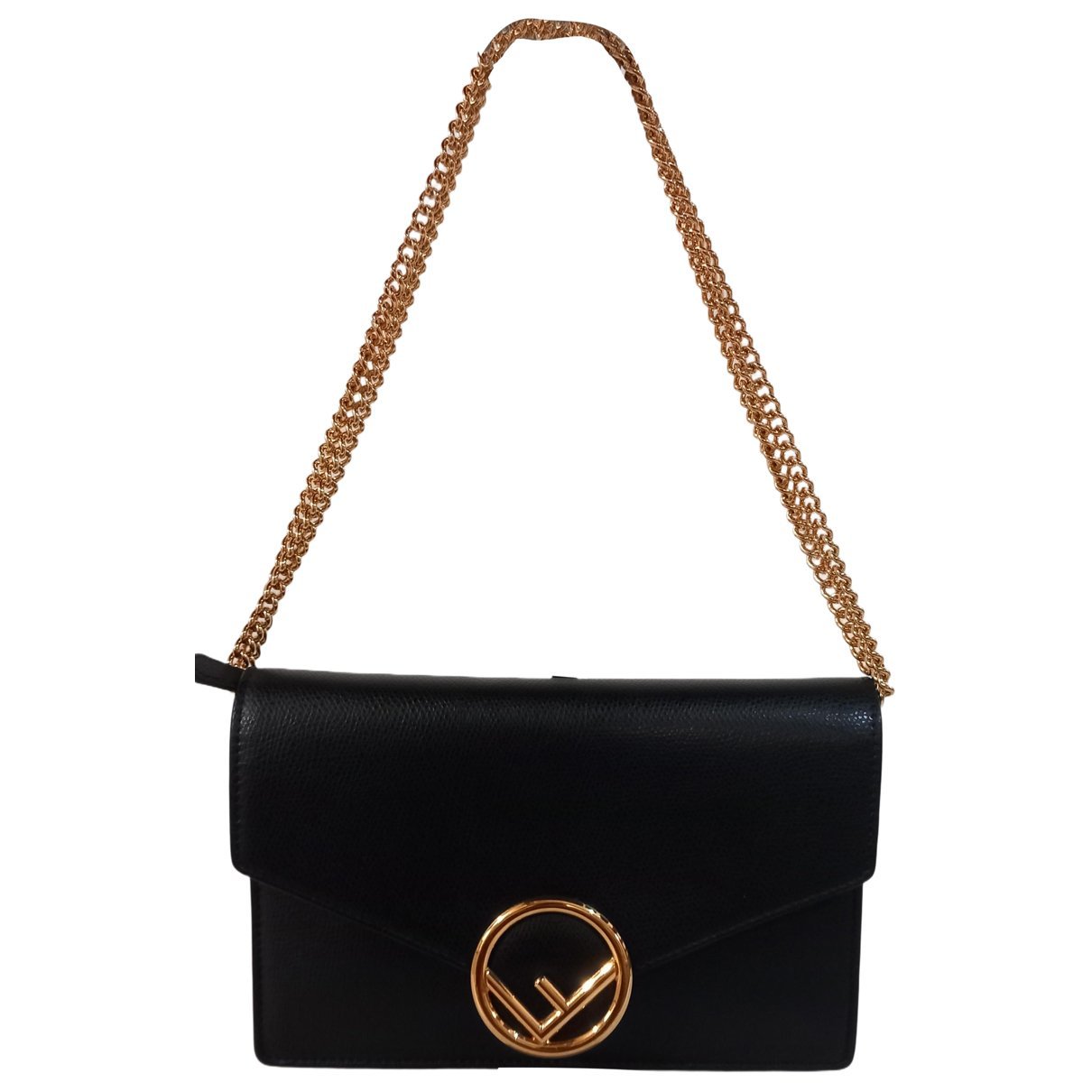 Wallet On Chain leather handbag