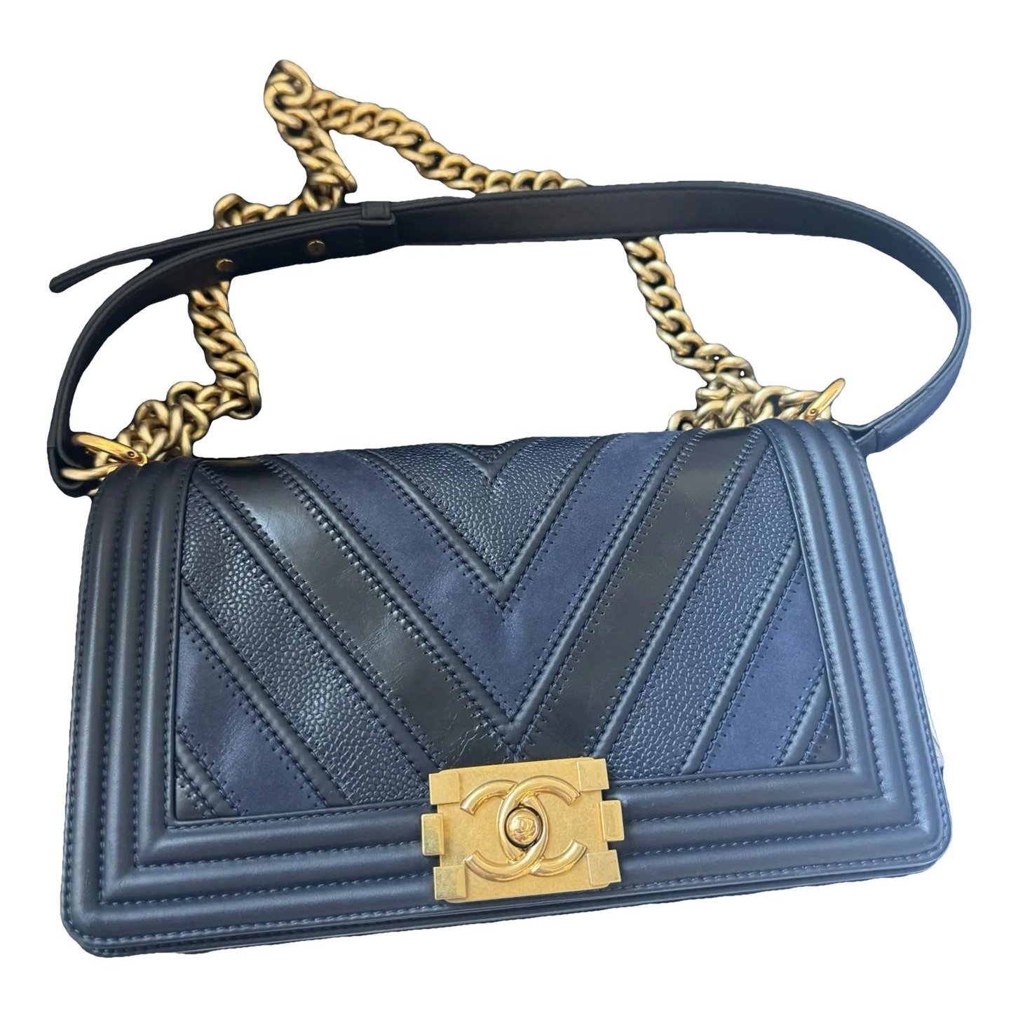 Boy leather crossbody bag