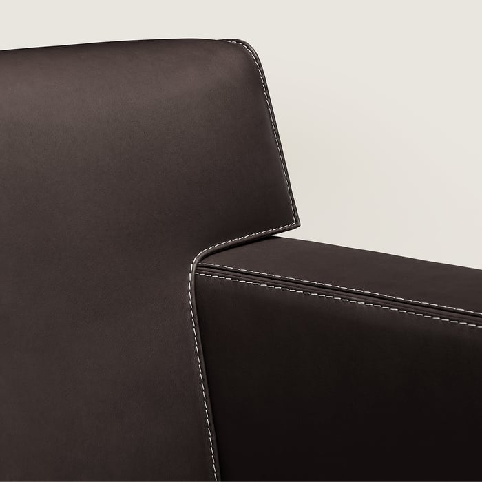 Ébène Reeditions J.-m. Frank Par Hermès Club Armchair