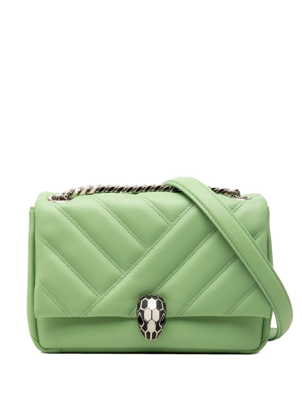 2000-2026 Leather Serpenti Cabochon Chain crossbody bag
