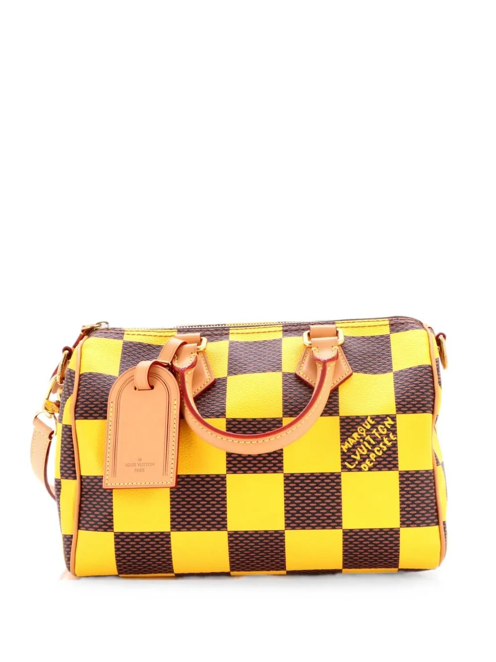 Louis Vuitton Speedy Bandouliere Bag Damier Pop 25 satchel