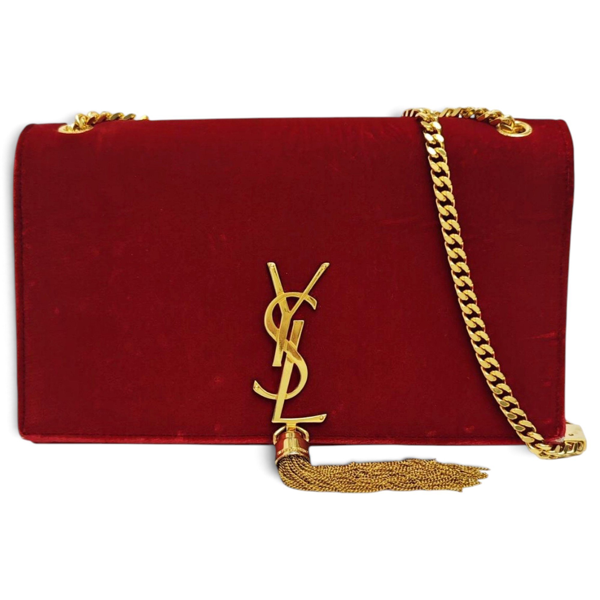 Pompom Kate velvet handbag
