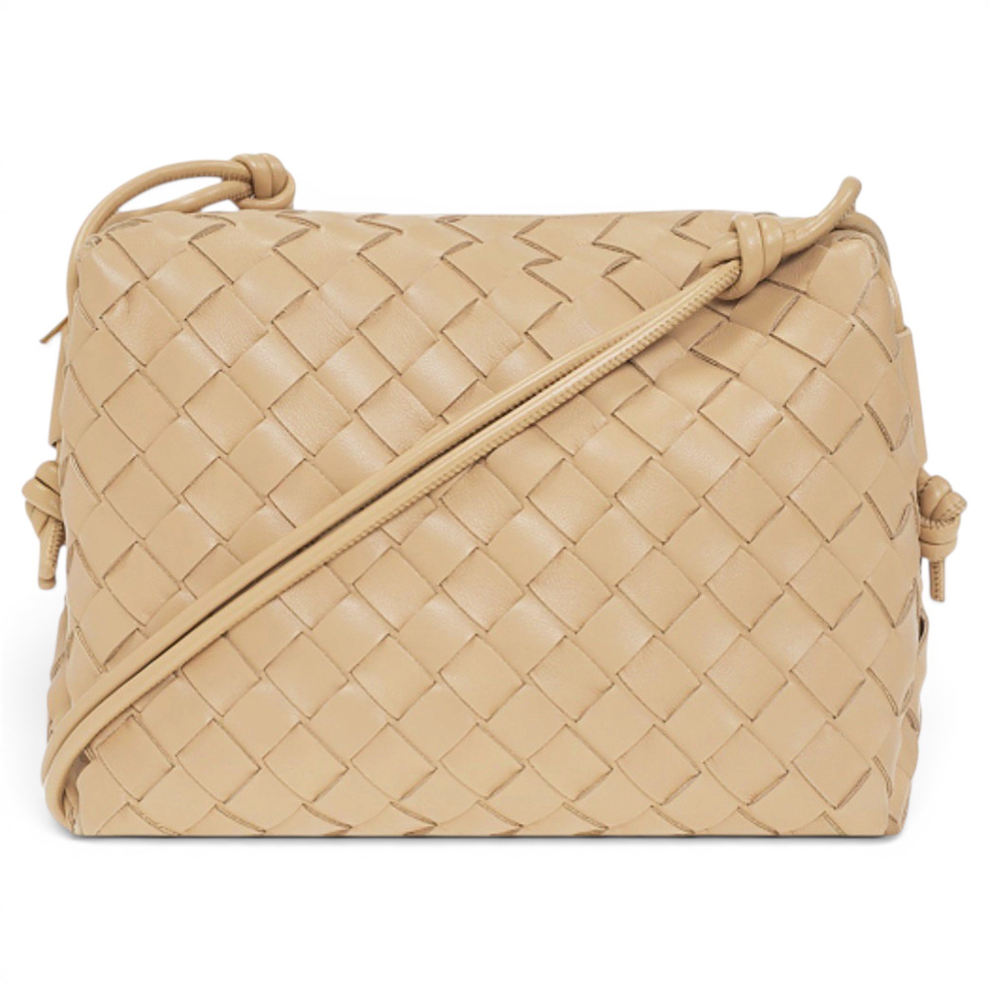 Loop leather crossbody bag