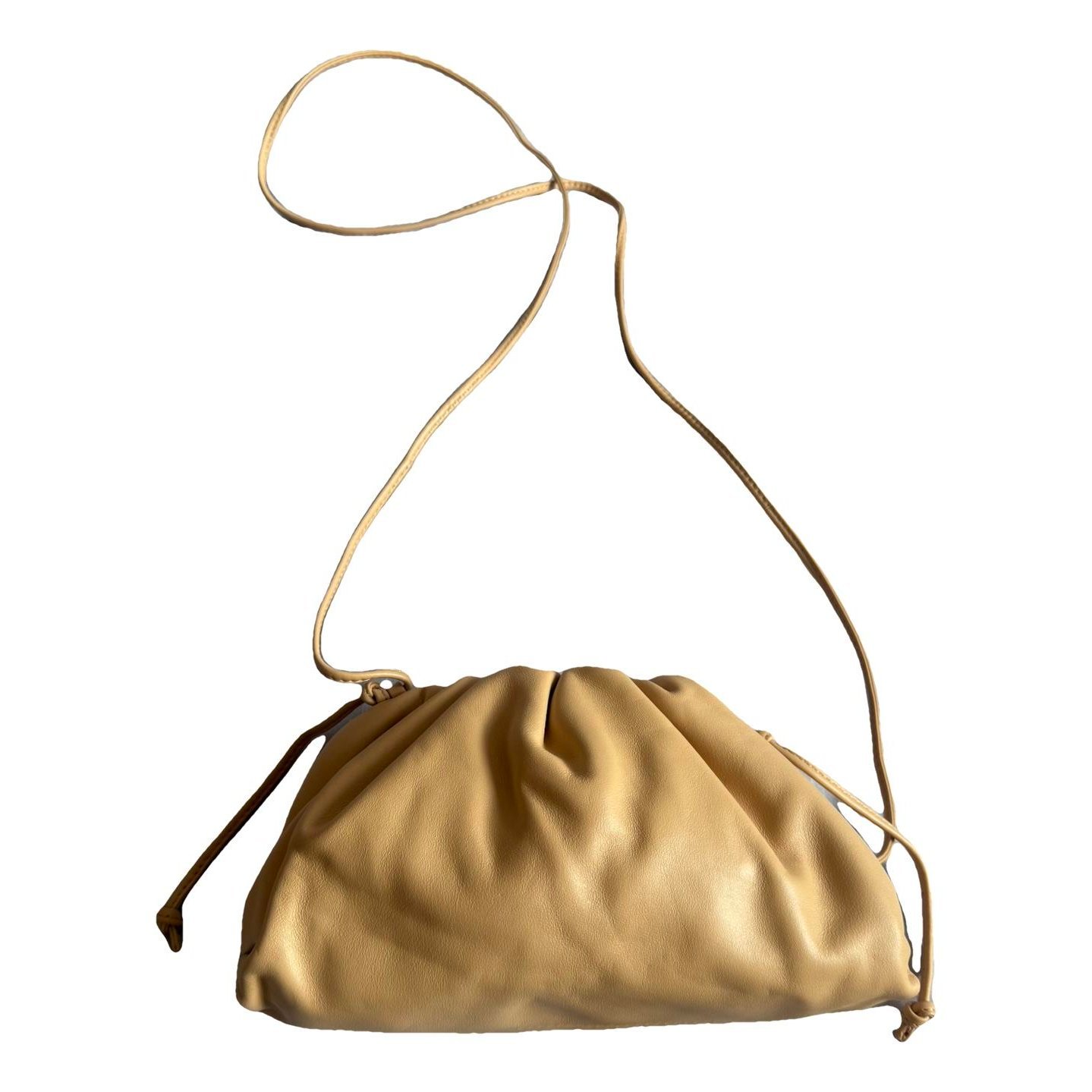Pouch leather crossbody bag