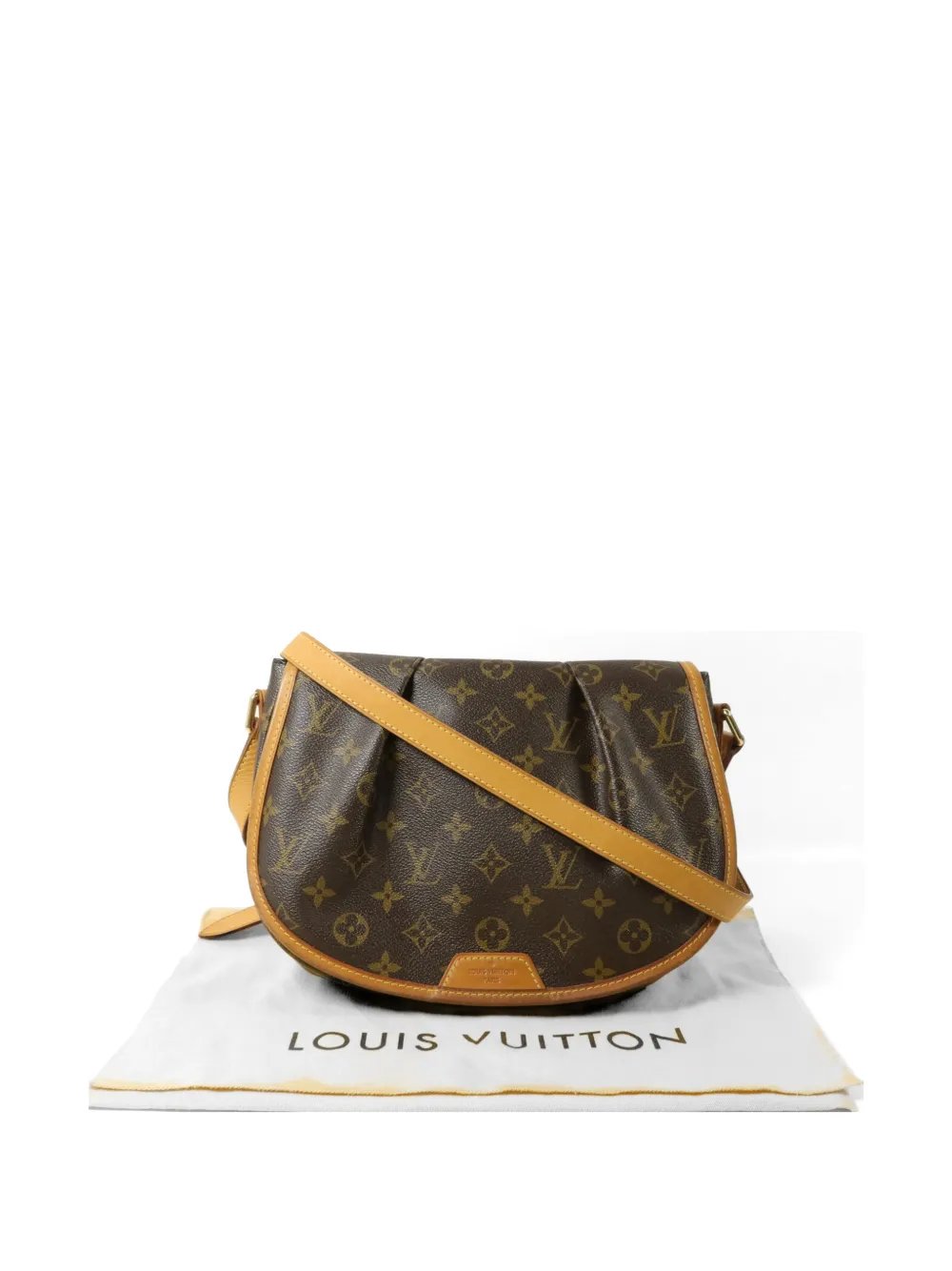 PM Menilmontant Monogram canvas shoulder bag