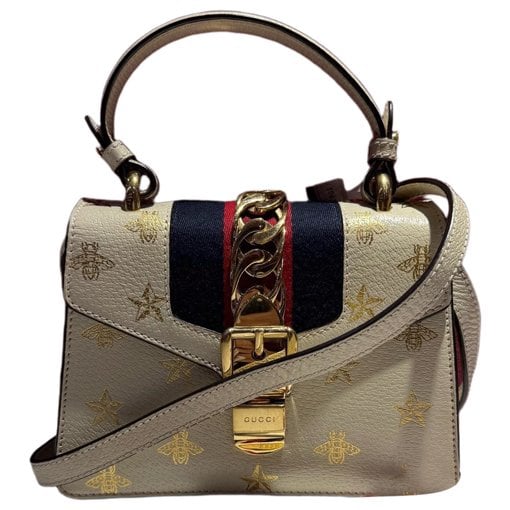 Sylvie Top Handle leather handbag