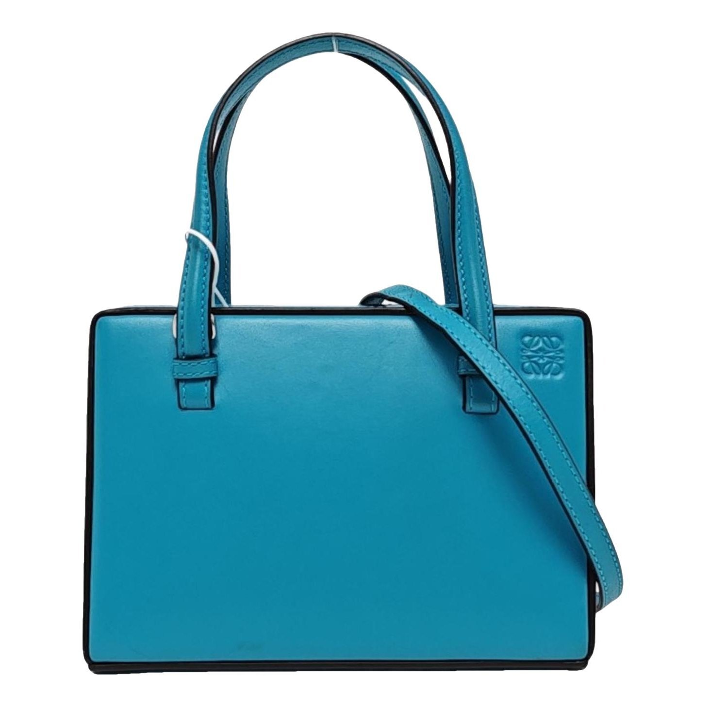 Postal leather handbag