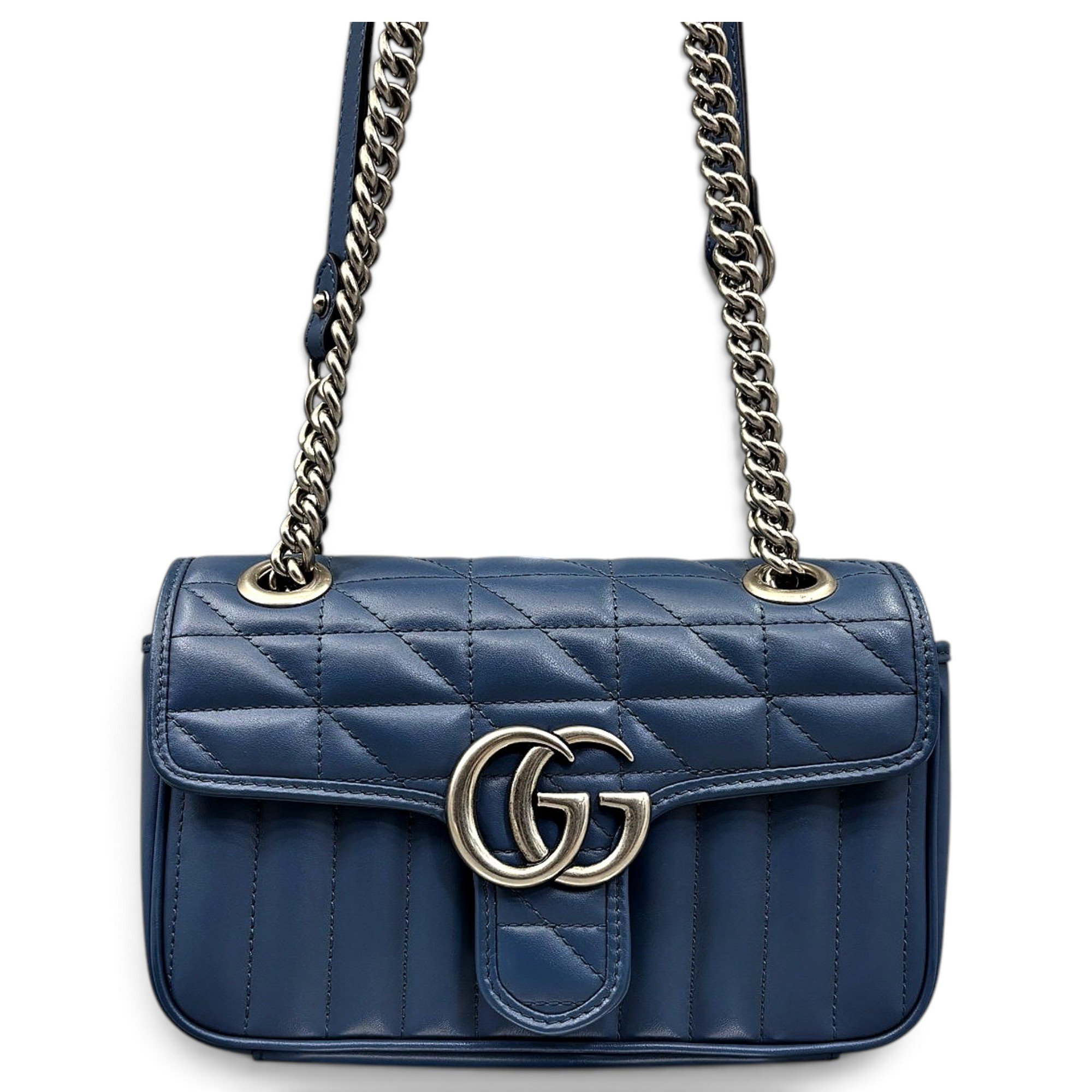 GG Marmont Flap leather handbag