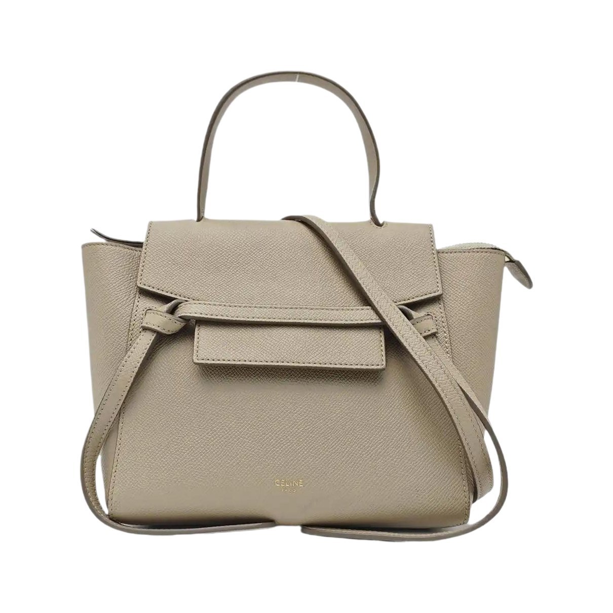 Belt leather handbag