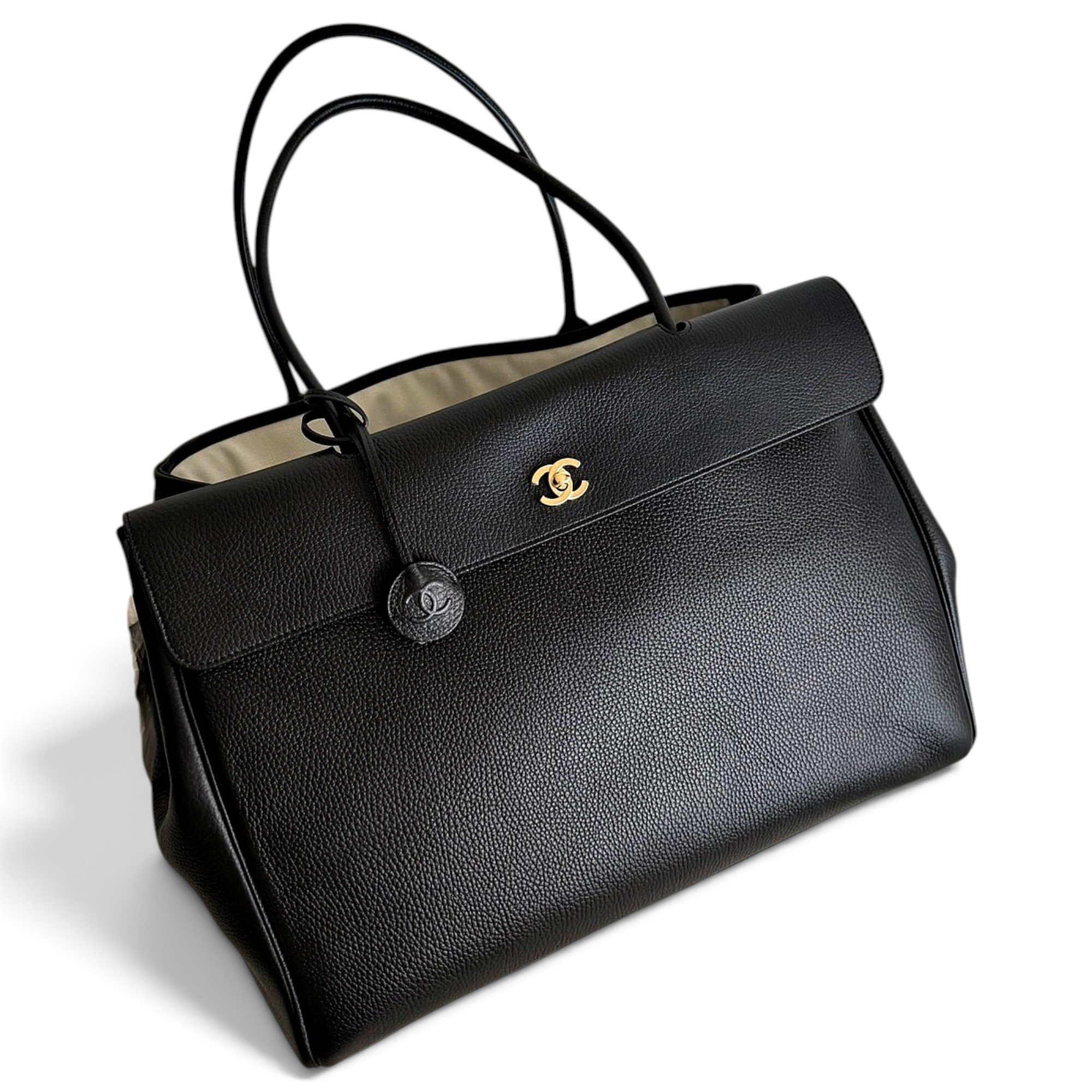 Leather tote