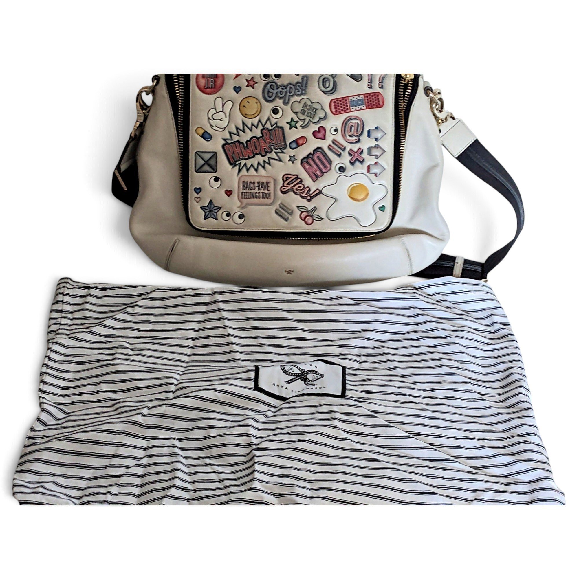 Maxi Zip leather handbag