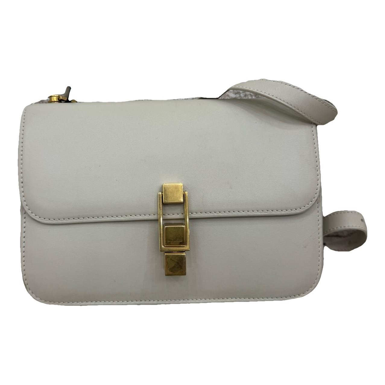 Carré leather handbag