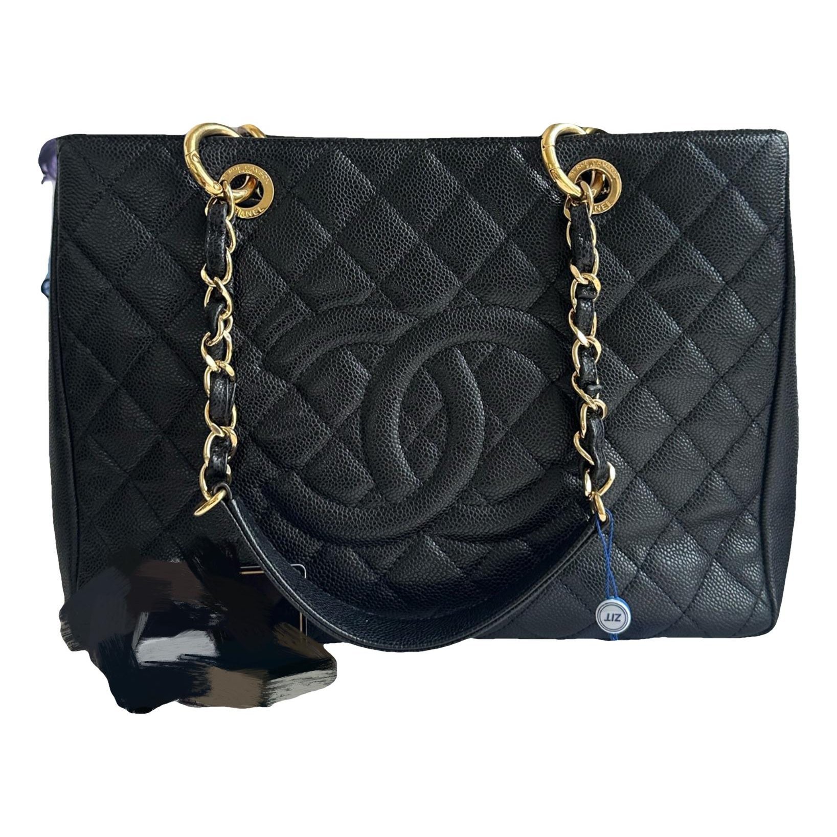 Grand shopping leather handbag