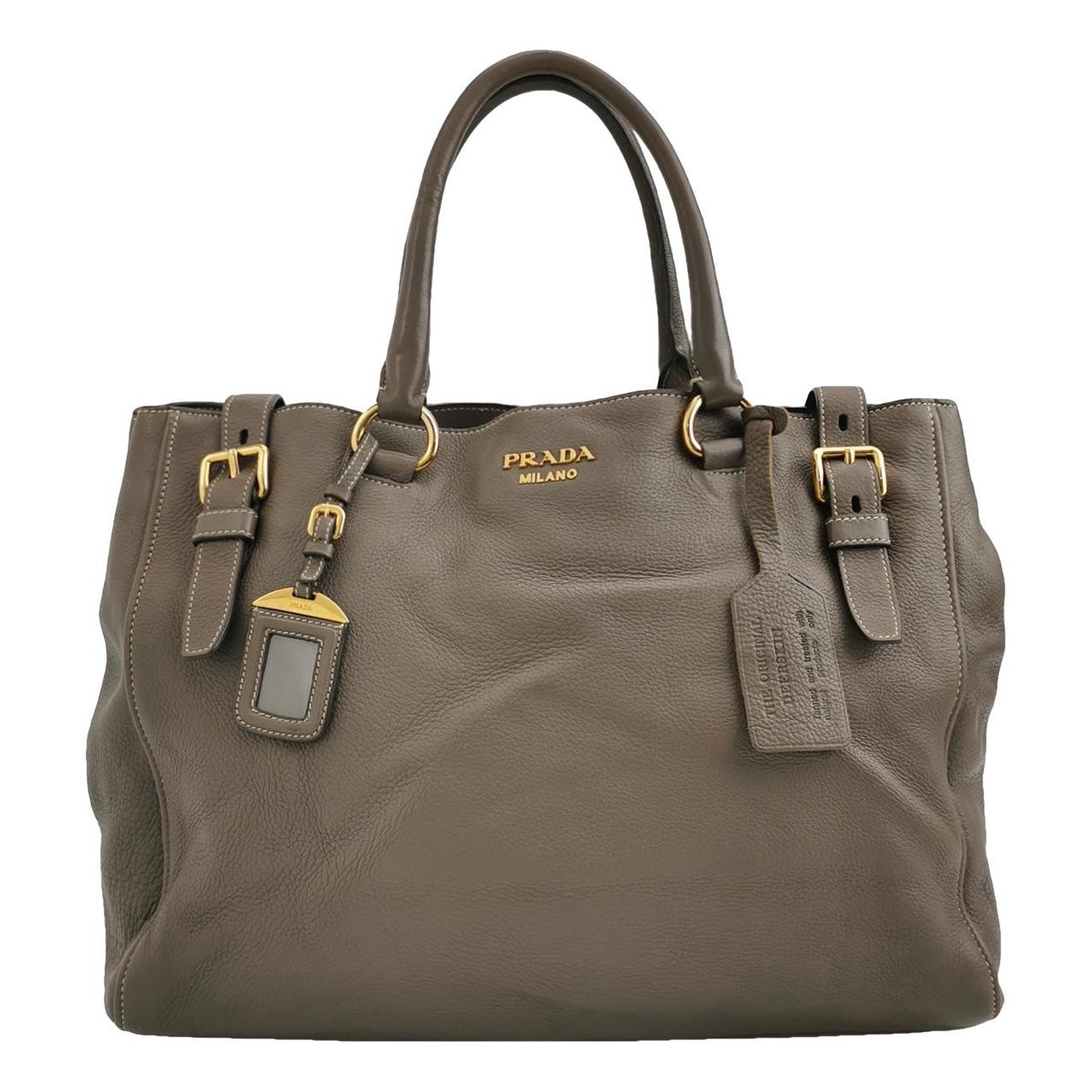 Leather tote