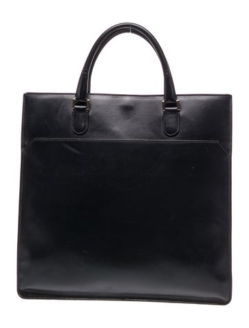 Leather Top Handle Bag