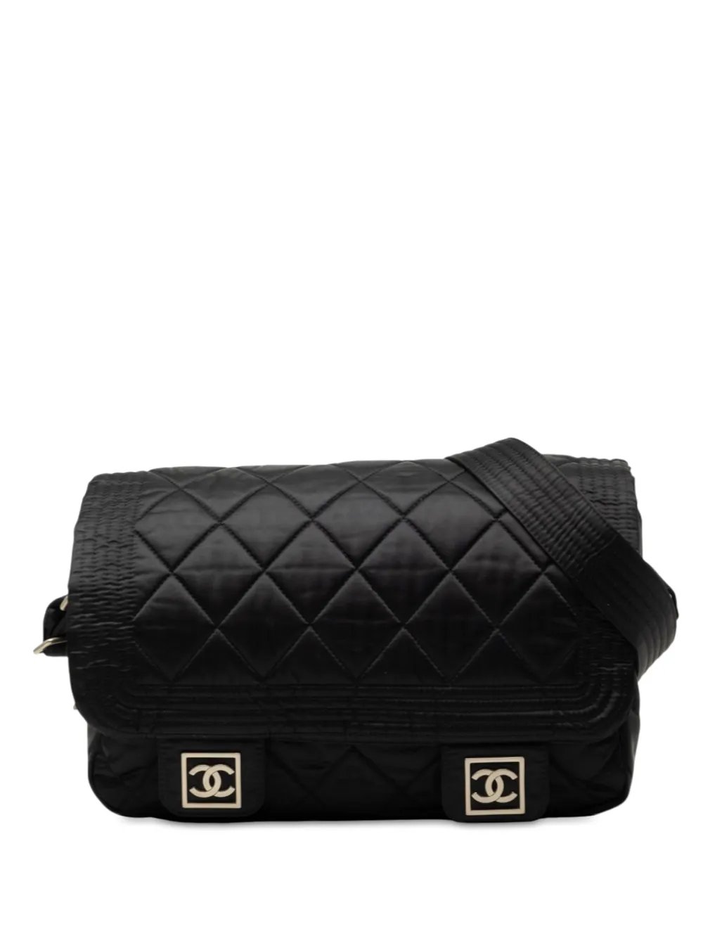 2005-2006 CC Quilted Nylon Sports Line Messenger Bag crossbody bag