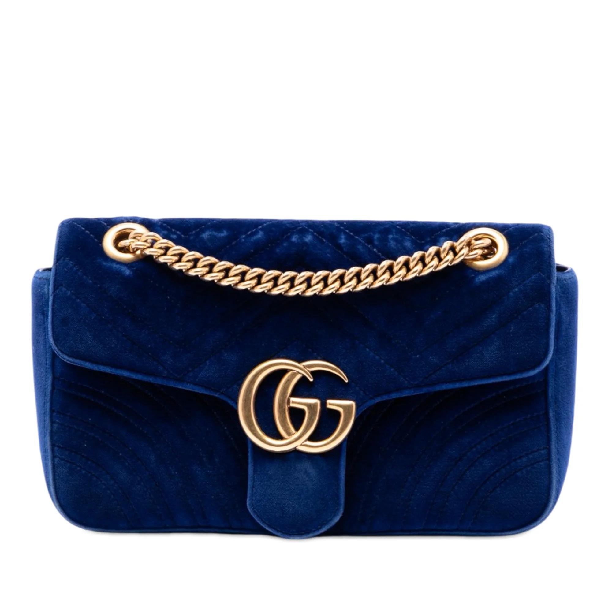 GG Marmont velvet handbag