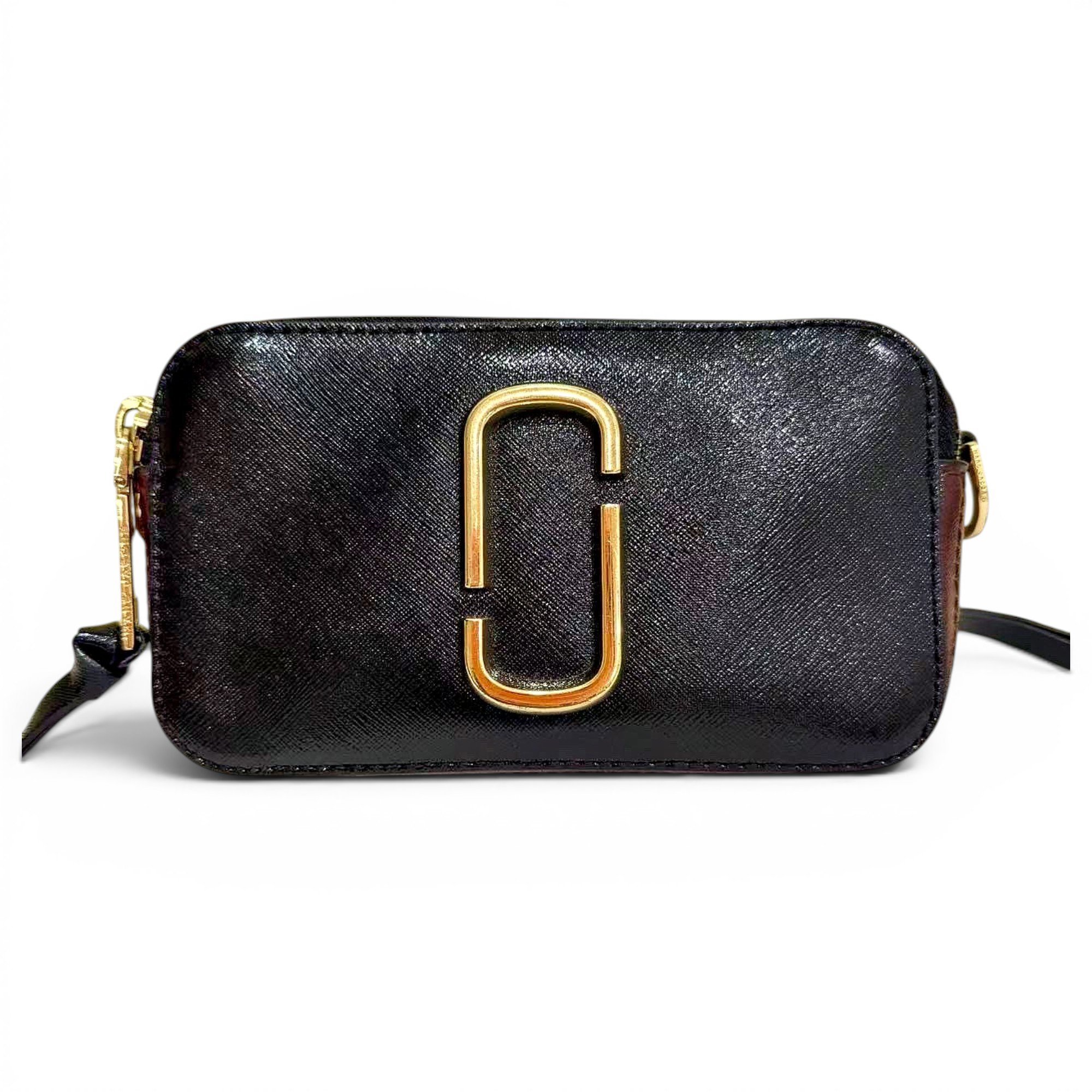Snapshot leather crossbody bag