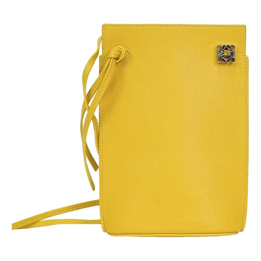 Dice Pocket leather handbag