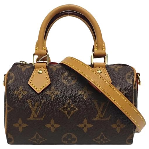 Nano Speedy / Mini HL leather handbag
