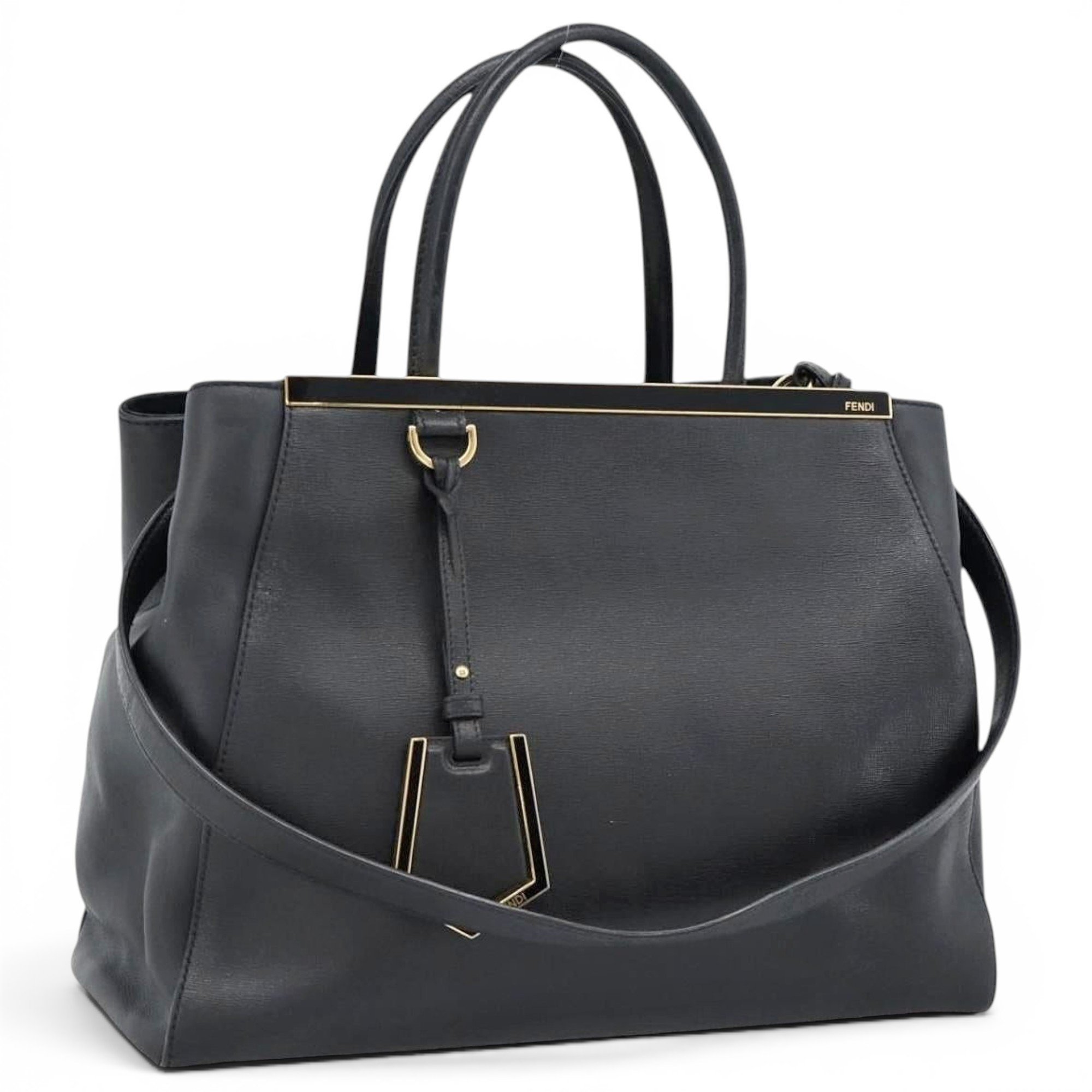 Leather tote
