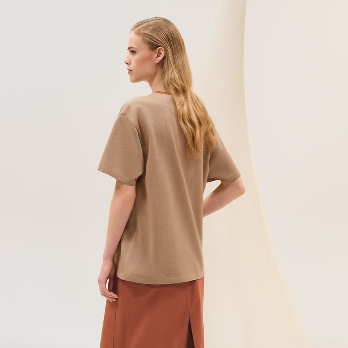 Beige Albâtre Printed T-shirt