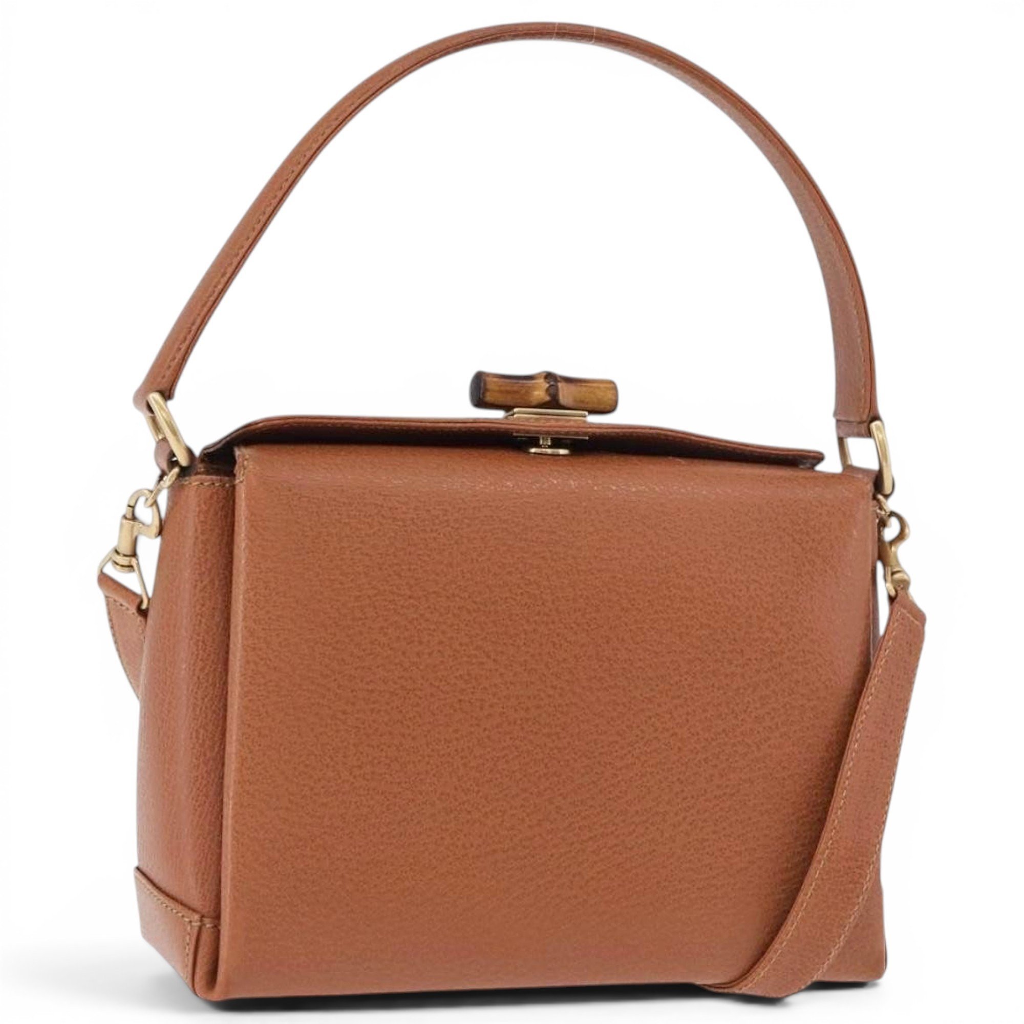 Gucci B leather handbag