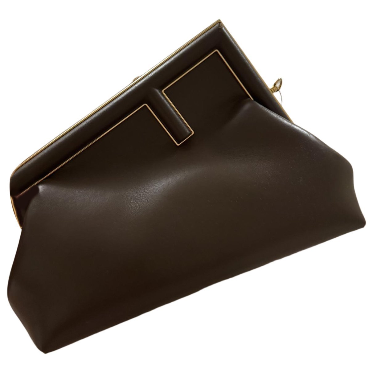 First leather handbag