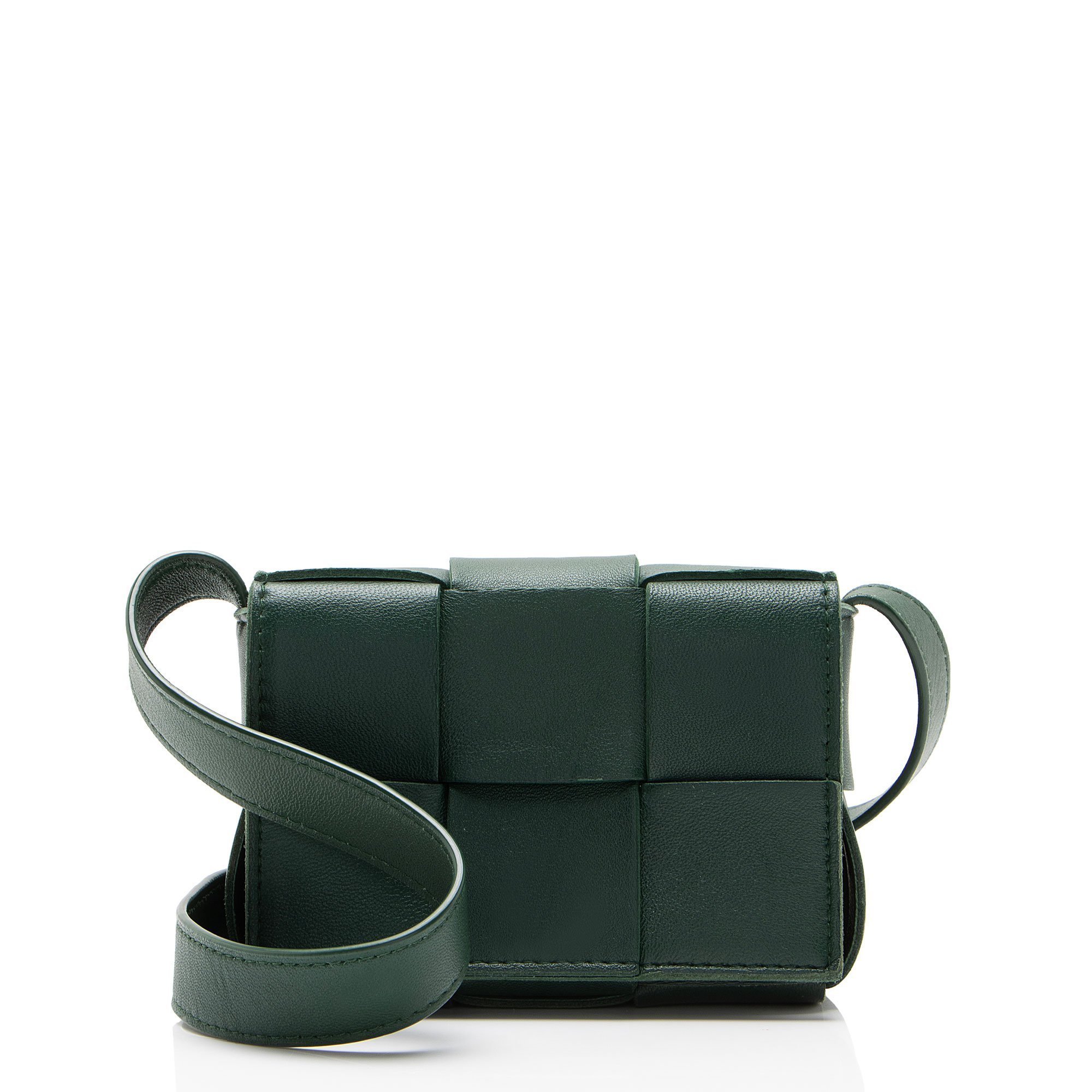 Cassette leather crossbody bag