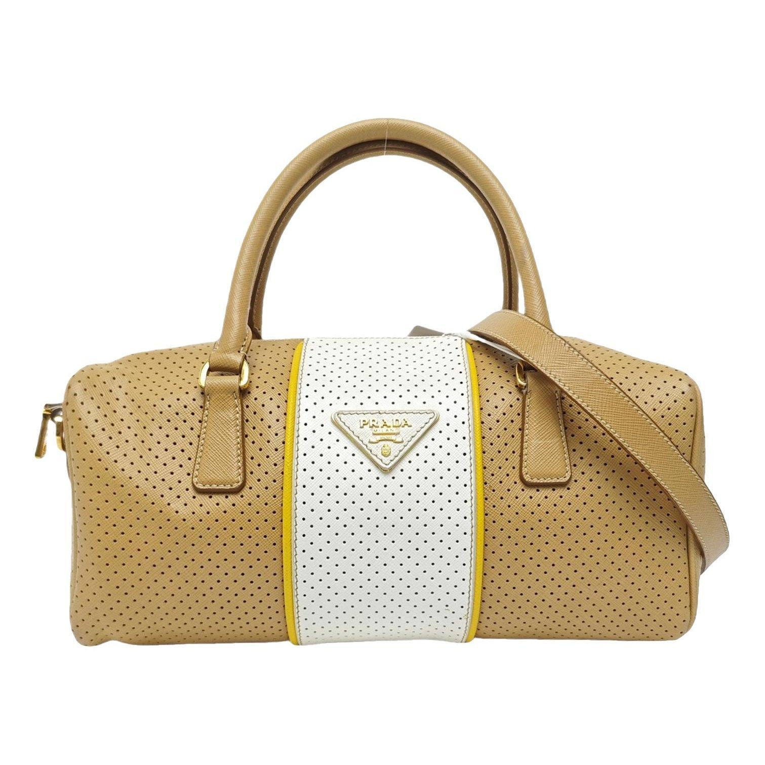 Leather handbag