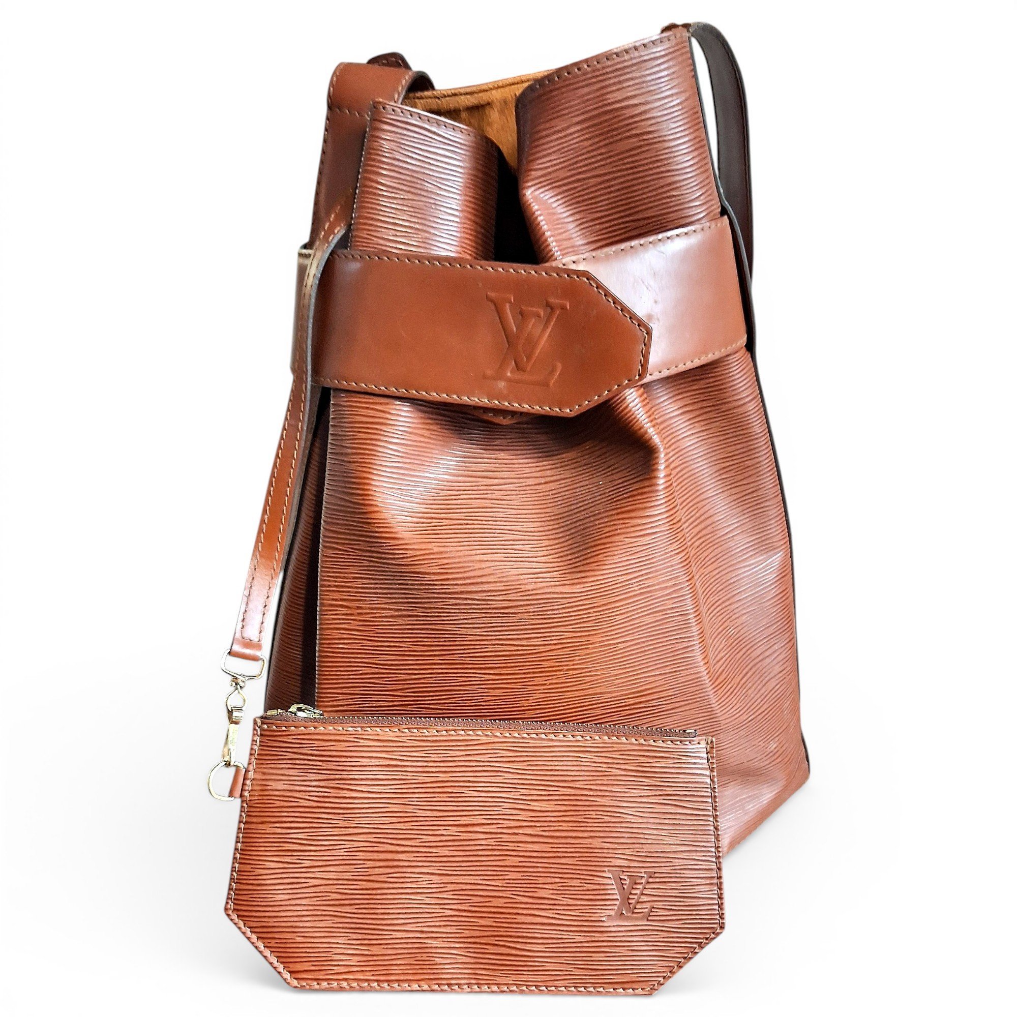 Sac d'épaule leather handbag