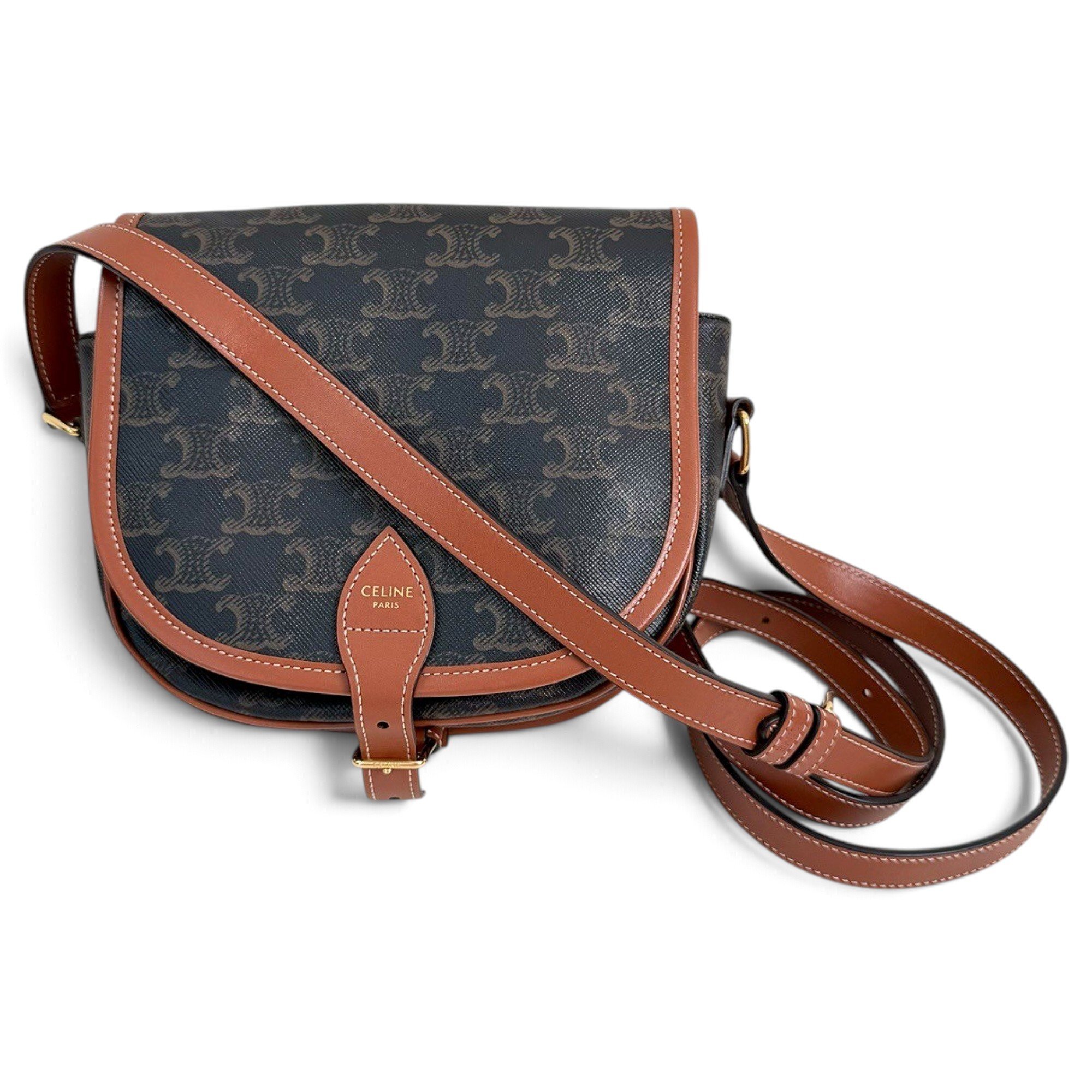Celine Folco leather handbag