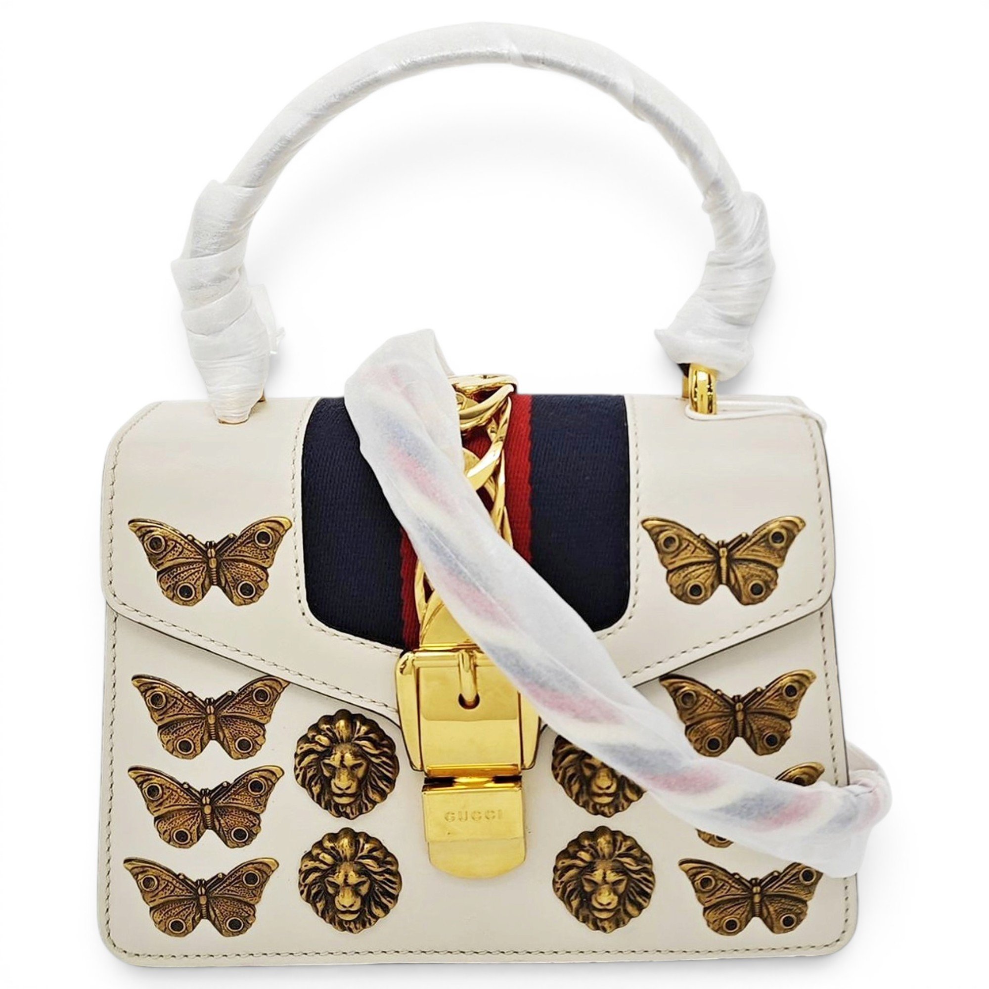 Sylvie Top Handle leather handbag