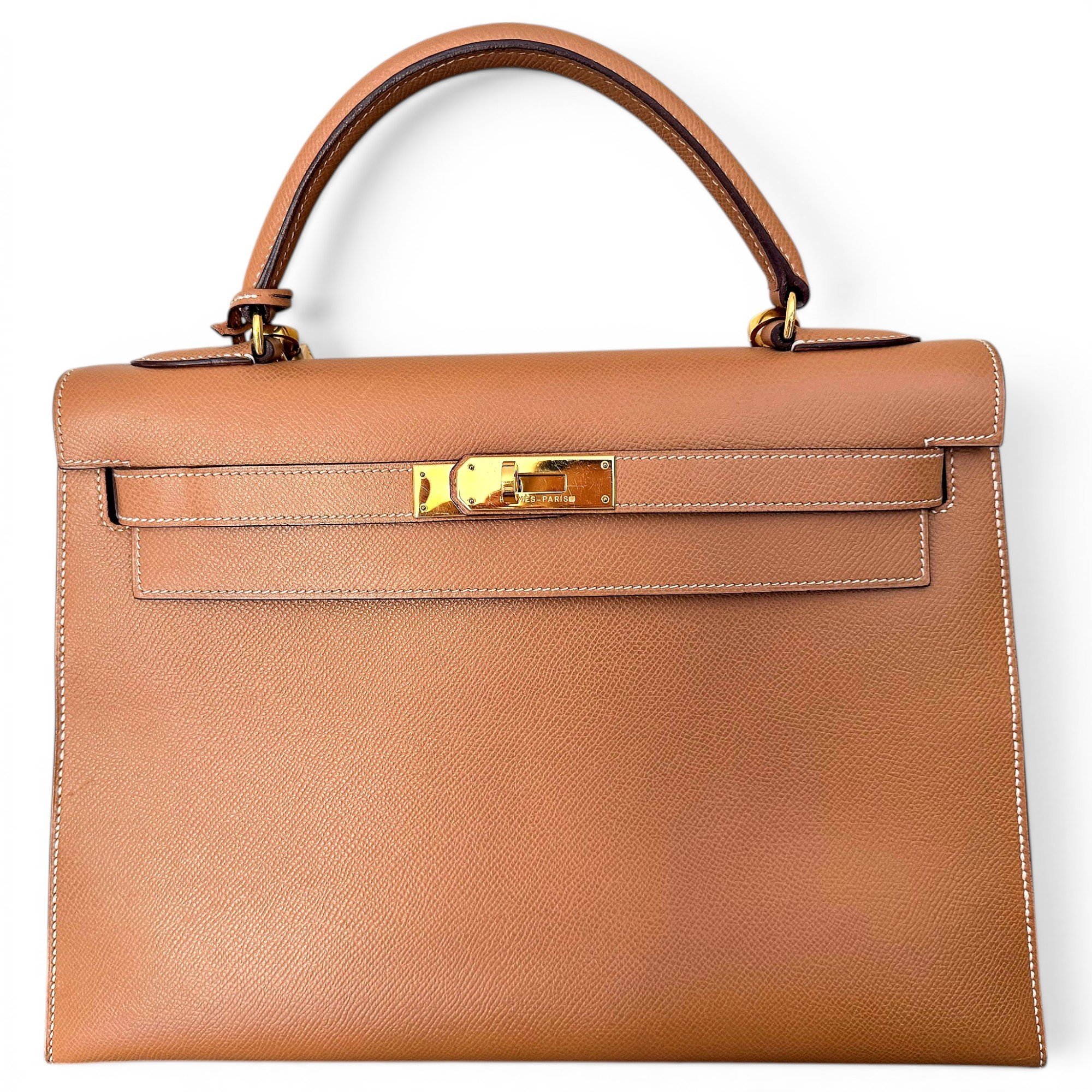 Kelly 32 leather handbag