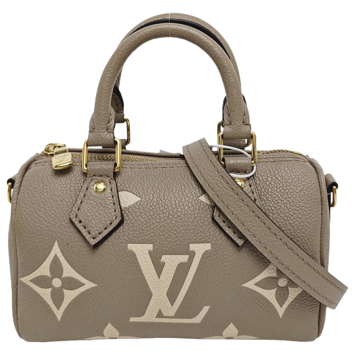 Nano Speedy / Mini HL leather handbag