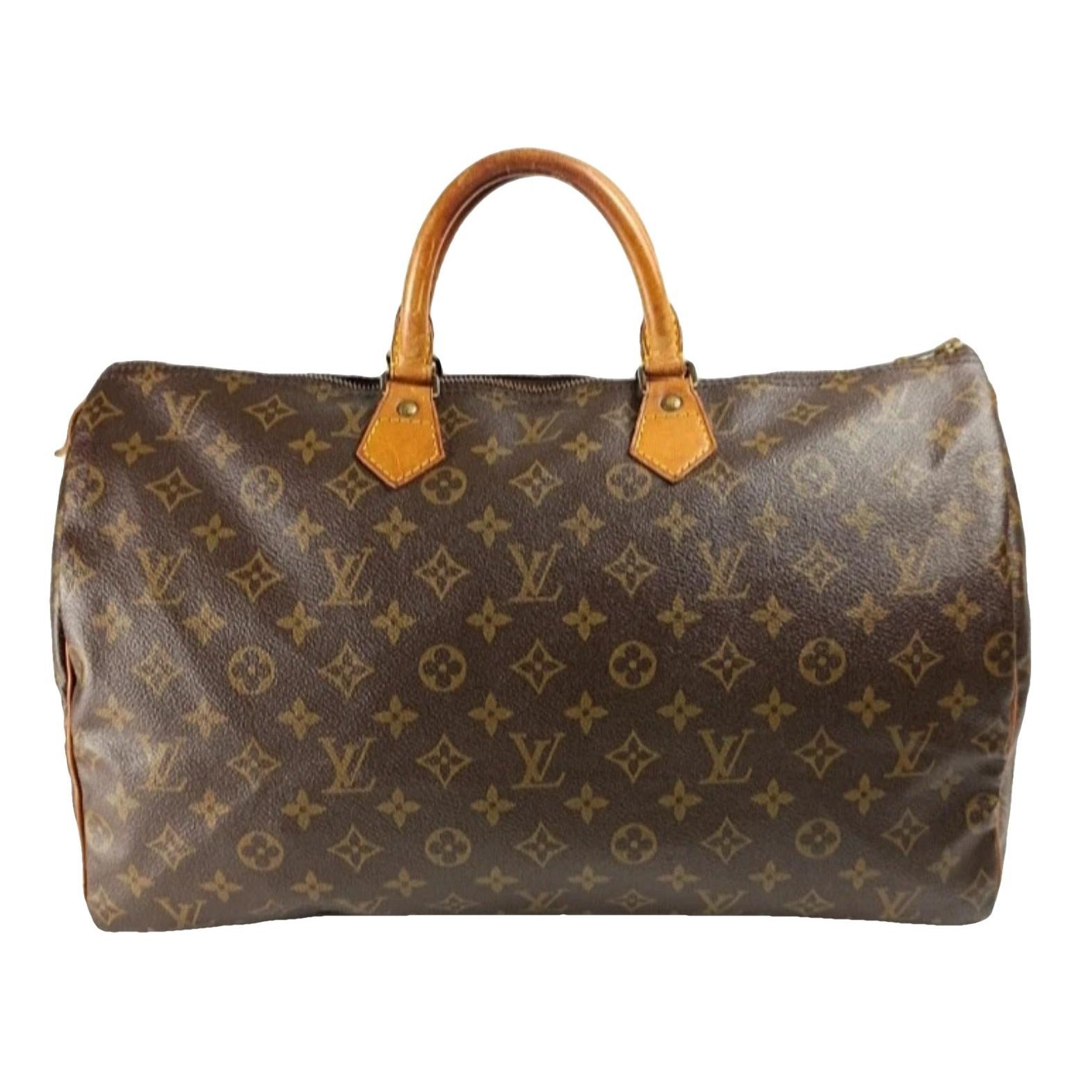 Speedy leather handbag