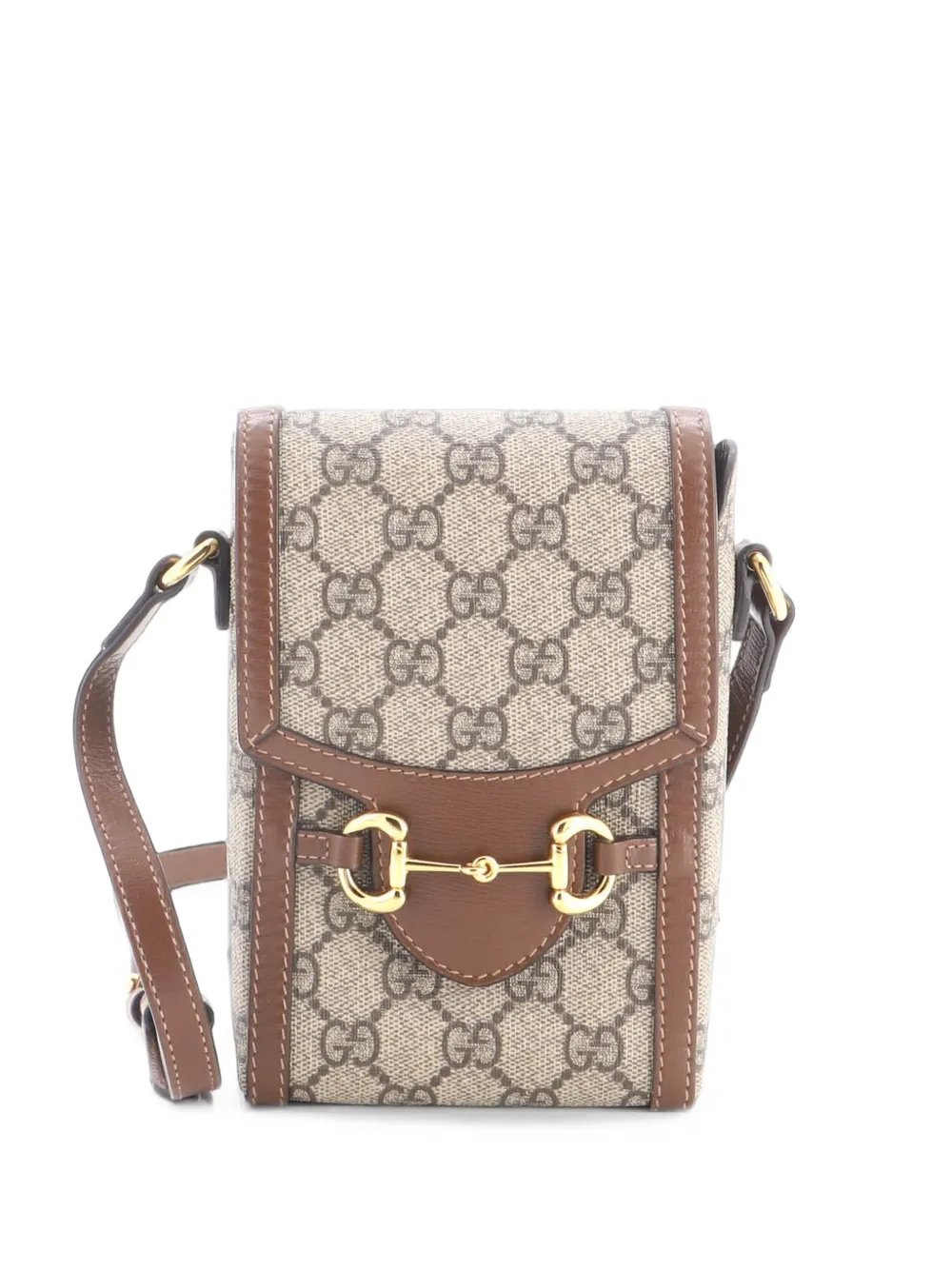 Horsebit 1955 GG Coated Canvas with Leather Mini crossbody bag