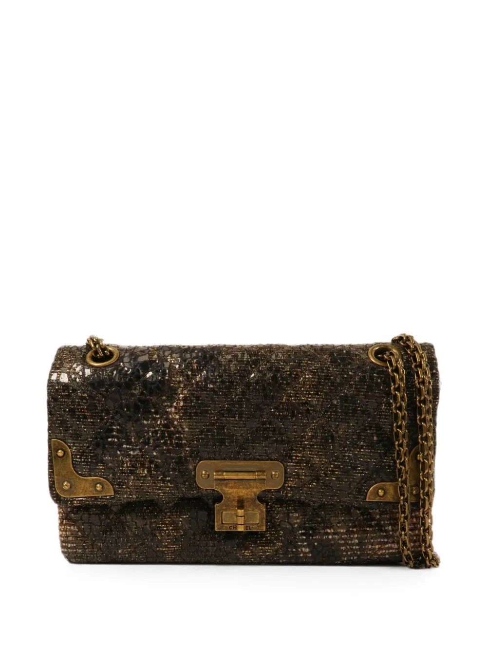 Shanghai Icons CC flap shoulder bag