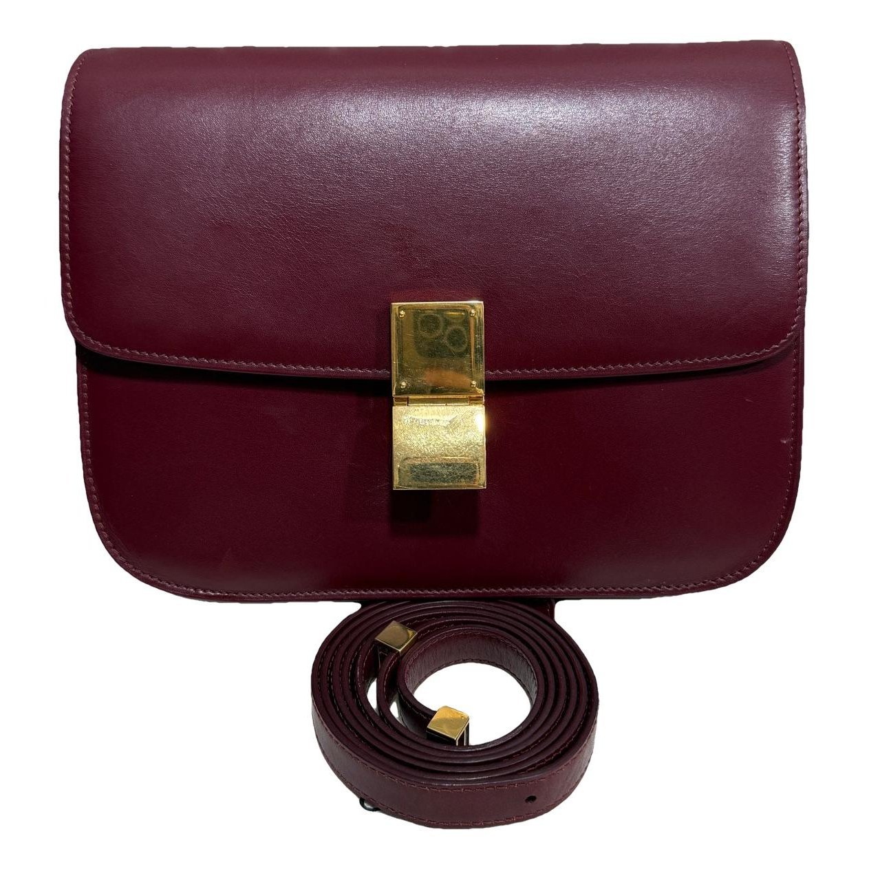 Classic leather crossbody bag