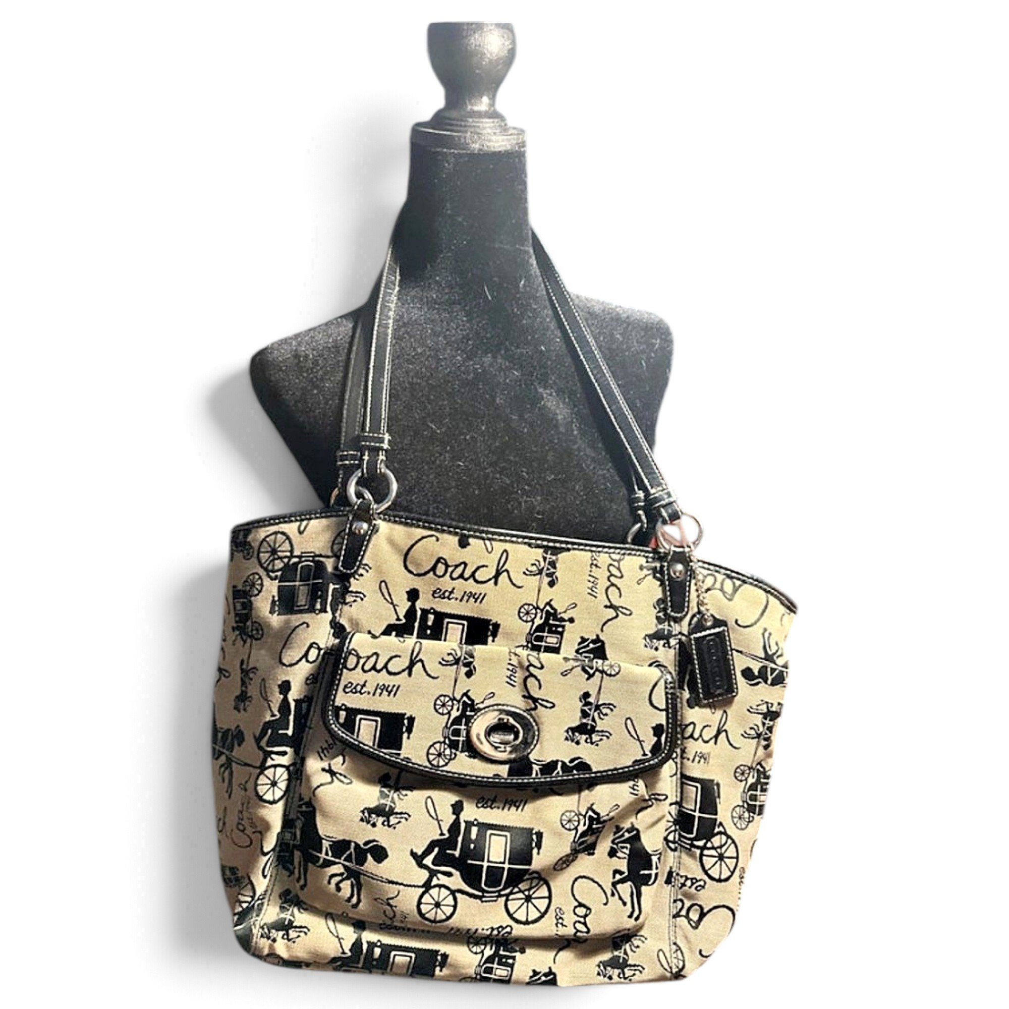 CITY ZIP TOTE leather tote