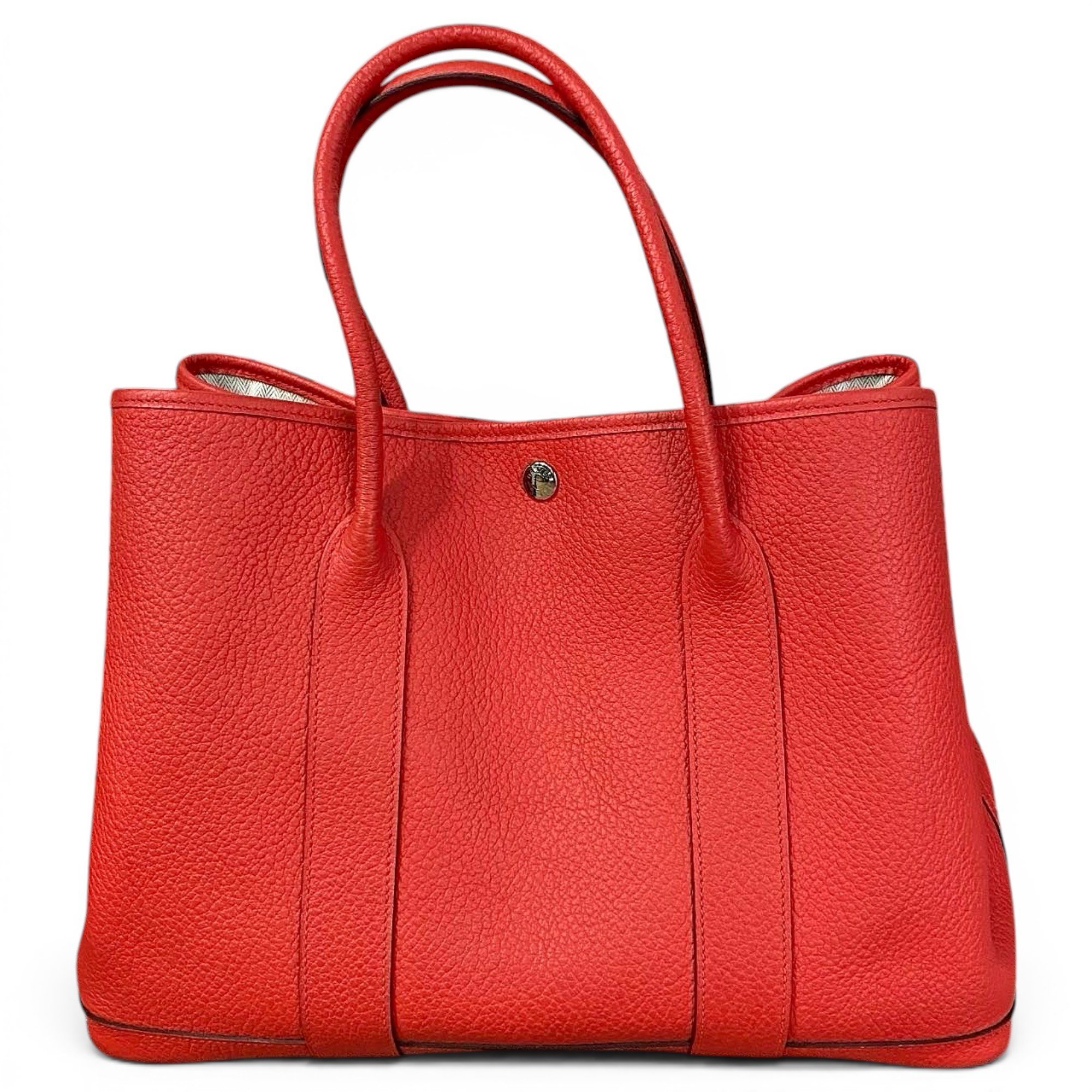 Garden Party leather handbag