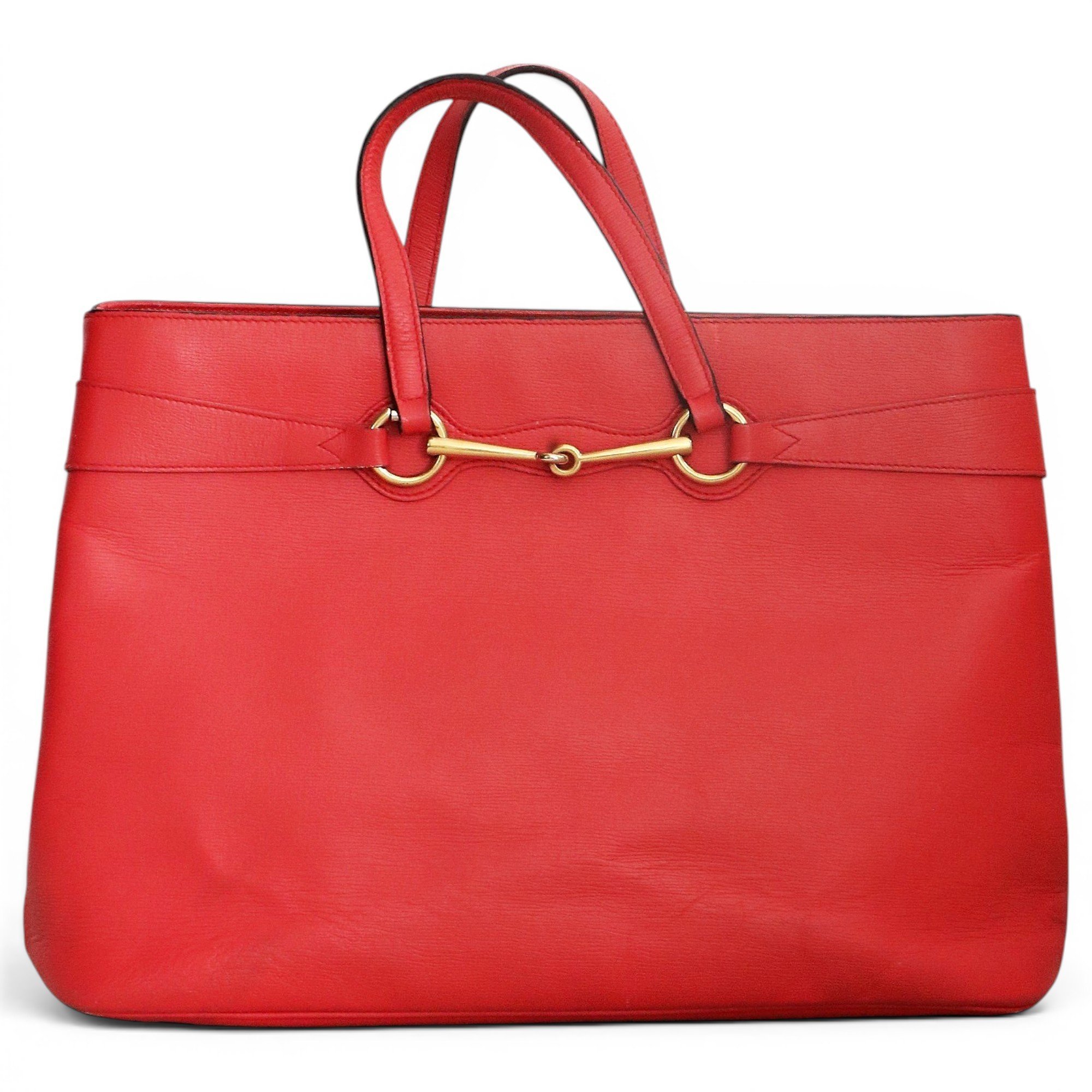 Leather tote