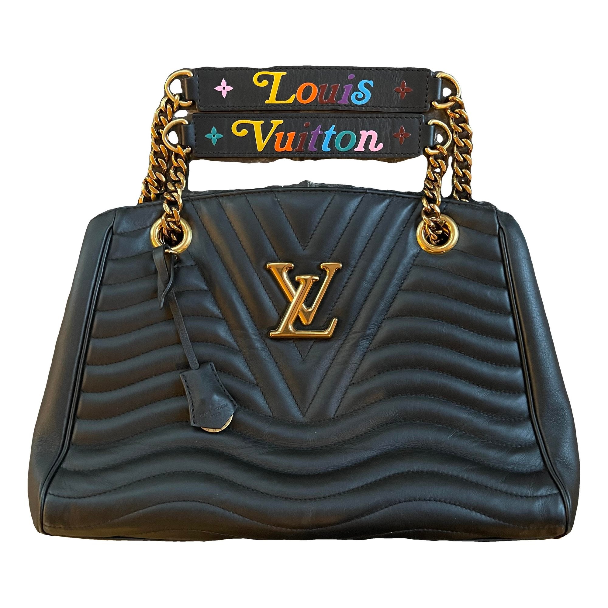 New Wave leather handbag