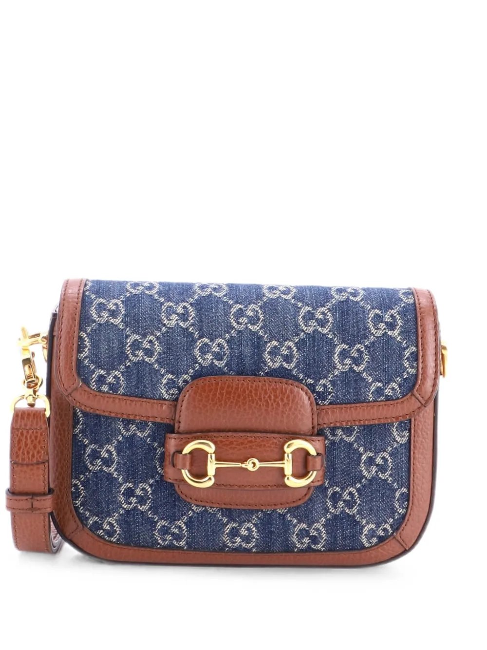 Horsebit 1955 GG Denim Mini shoulder bag