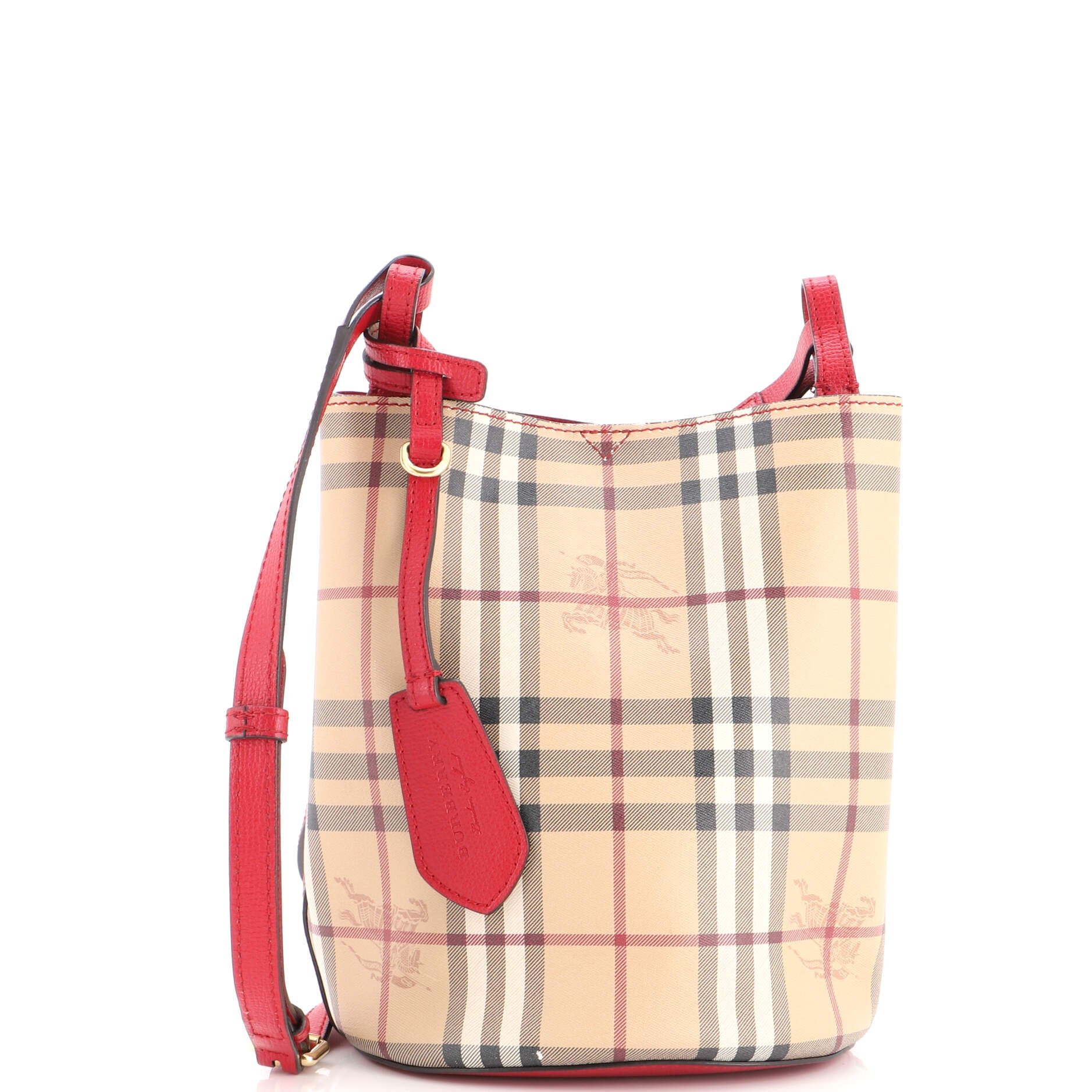 Lorne Bucket Bag Haymarket Coated Canvas Small