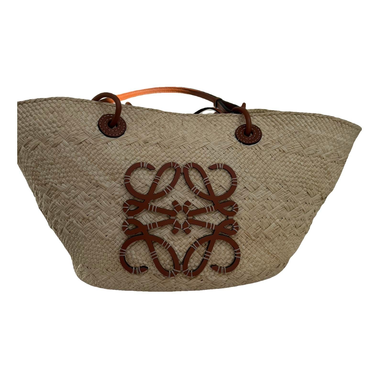 Anagram Basket leather handbag
