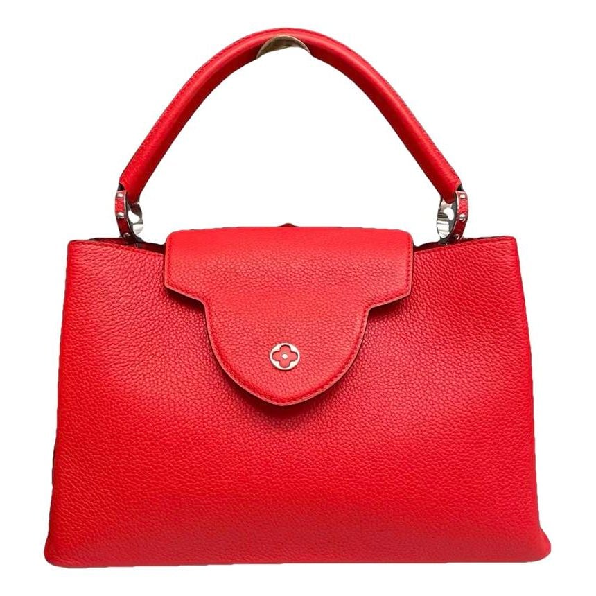 Capucines leather handbag
